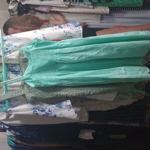 Xhilaration Blue strapless dress size M